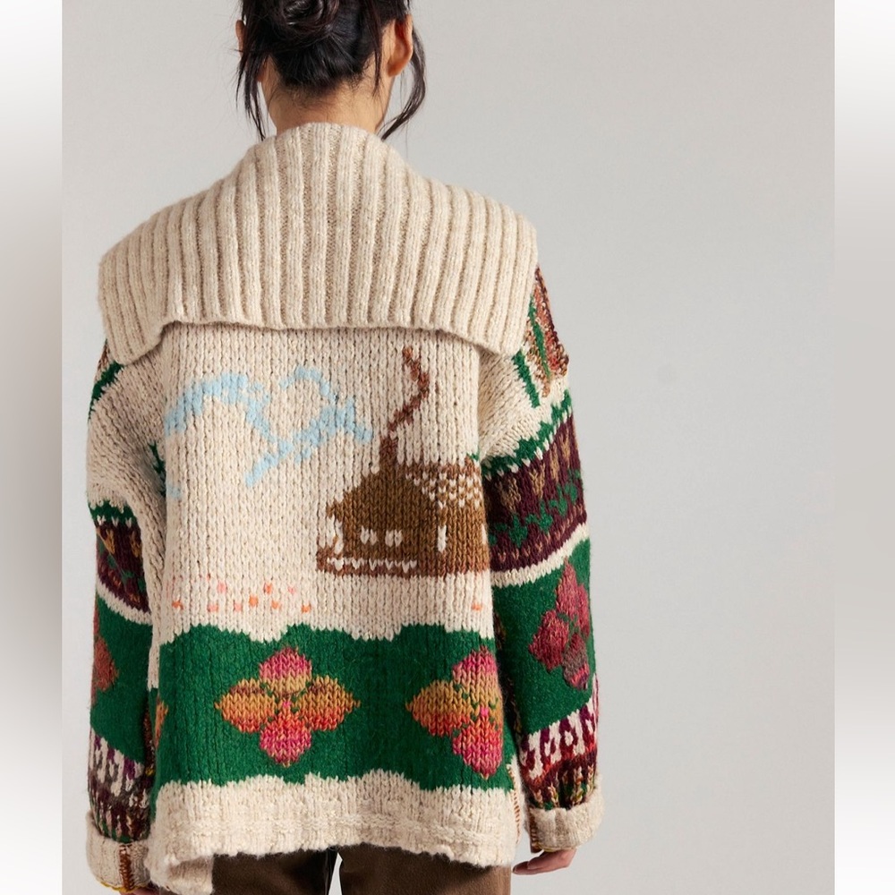 NWT Free People Wonderland SoftSpun Cardi